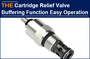 AAK Hydraulic Cartridge Relief Valve Buffering Function Easy Operation