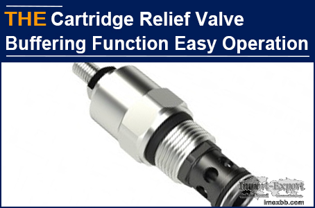 AAK Hydraulic Cartridge Relief Valve Buffering Function Easy Operation