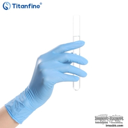 Nitrile disposable gloves is made of 100% acrylonitrile butadiene, a synthe