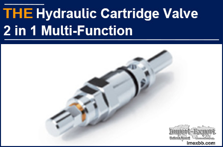 AAK Hydraulic Cartridge Valve 2 in 1 Multi-function