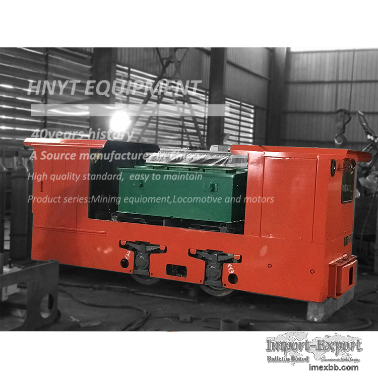 5 Ton Anti-Explosion Battery Locomotive With 7.5kw Mining Traction motors