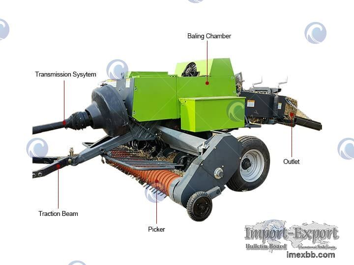 Hay Cutter And Baler丨Silage Cutting Baling Machine
