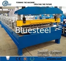 Shopping Malls Automatic Metal Roof Panel Machine Speed 10 - 15m / Min