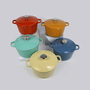 5.2 quart Colorful Casserole Dish Enameled Covered Cast Iron Dutch Oven