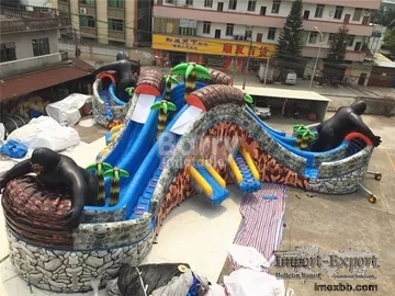 Gorilla Inflatable Water Park