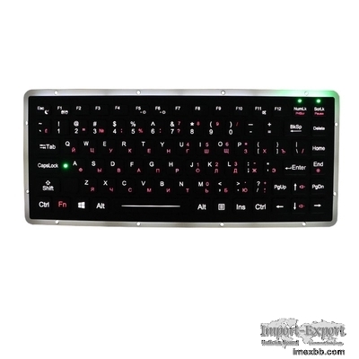 86 Keys Dot Matrix Ruggedized Keyboard Marine Keyboard With Backlit