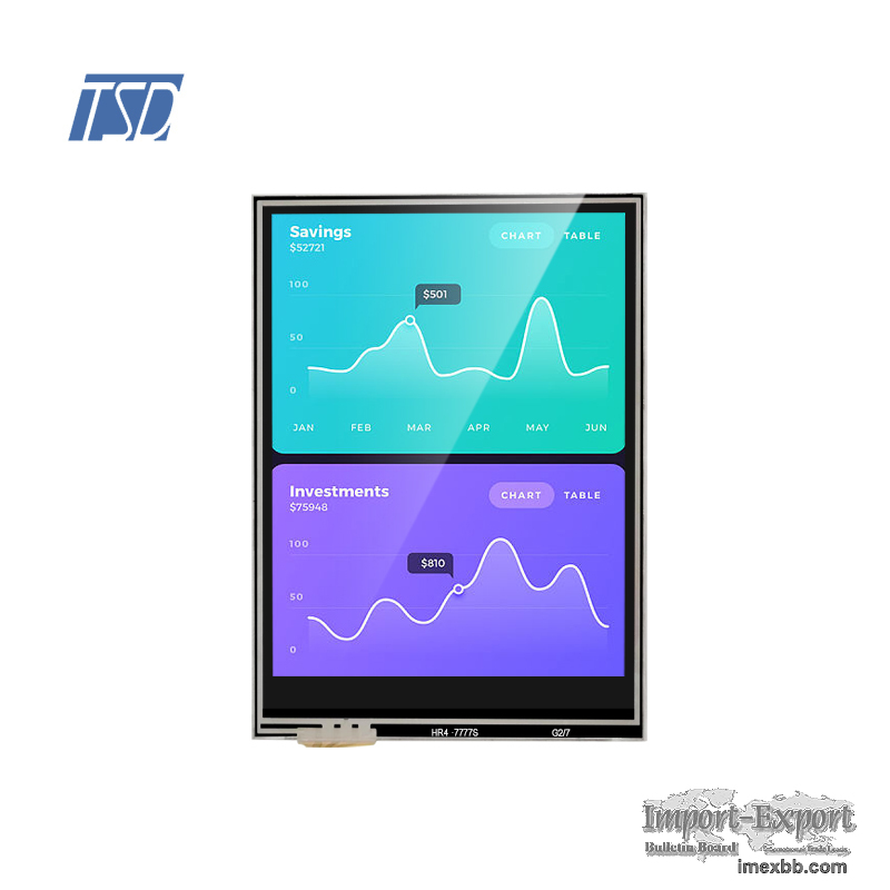 UART Whole solution 2.8'' lcd screen 240x320 hmi interface with RTP