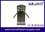 RS232 Security Turnstile Gate With Face Recognition Card System QR Barcode 