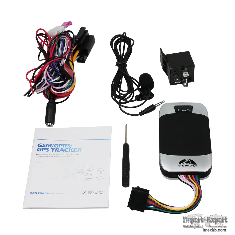 Vehicle GPS tracker remotely monitor sos alarm and power off with gps track