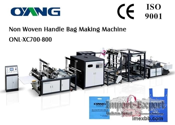 40-100pcs / min Automated Non Woven Box Bag Making Machine Customized