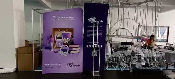 Portable 6x6 Trade Show Exhibition Display Mobile Display Booth For Event