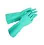 Industrial Green Nitrile Gloves Protect Against Chemicals 15 Mil Thickness