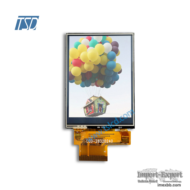 2.8'' tft lcd display module MCU interface 2.8'' lcd panel 240*320 res