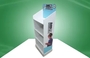 Four-shelf POP Cardboard Display Eco-friendly With Different Header Cards F