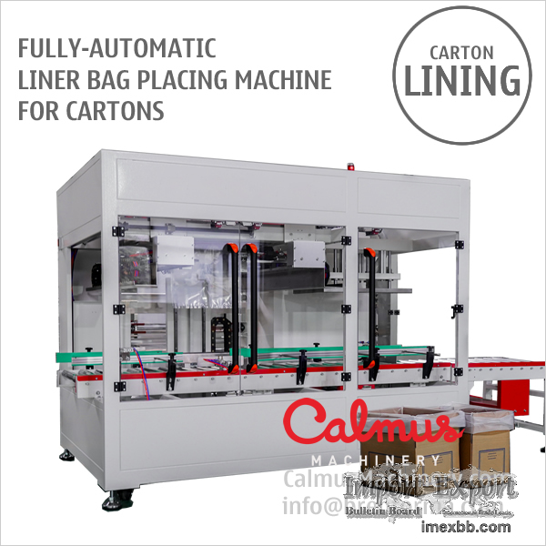 Carton Box Case Liner Bag Placing Machine