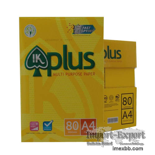 IK plus multipurpose copy papers a4 80 gsm