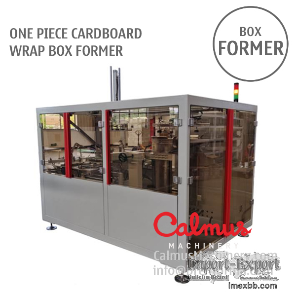 One Piece Cardboard Wrap Box Former