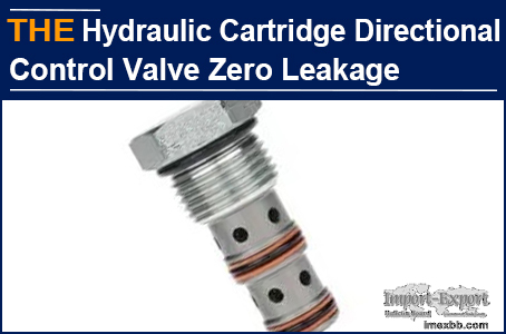 AAK Hydraulic Directional Control Cartridge Valve Zero Leakage