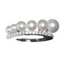 S925 Sterling Silver Ring Women's Pearl Ring