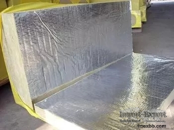 Sound Absorption Rockwool Insulation Board Laminated With Aluminum Foil