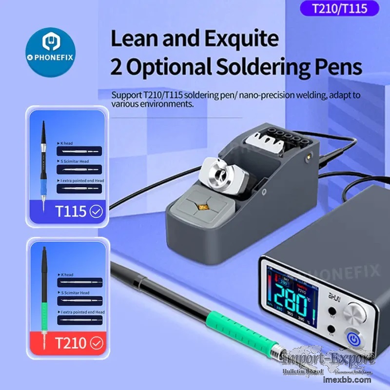 Aixun T3B Soldering Station With T210/115 Handle Iron Tips