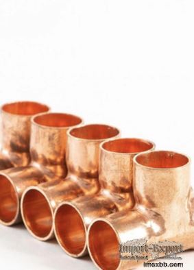 Copper Pipe Fittings Reducing Tee HVAC System