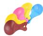 Colorful plastic dog pet food spoon