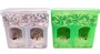 2 Holes Plastic Feeder Plastic Automatic Bird Pigeon Parrot feeder