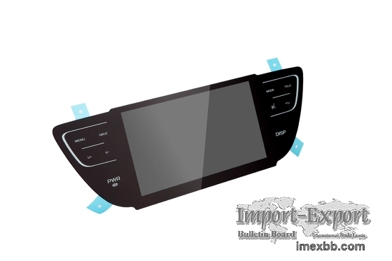 Incar Special Shape PCT Projected Capacitive Touch Panel For Rearview Mirro