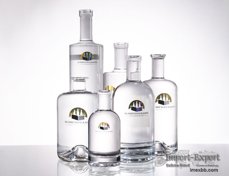 Chinese manufacturer round Spirit Glass Bottles