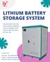 lithium battery storage charging and discharging system for High voltage El