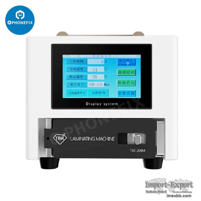 TBK-208M  3-in-1 Vacuum Separating Laminating and Bubble-Removing Machine