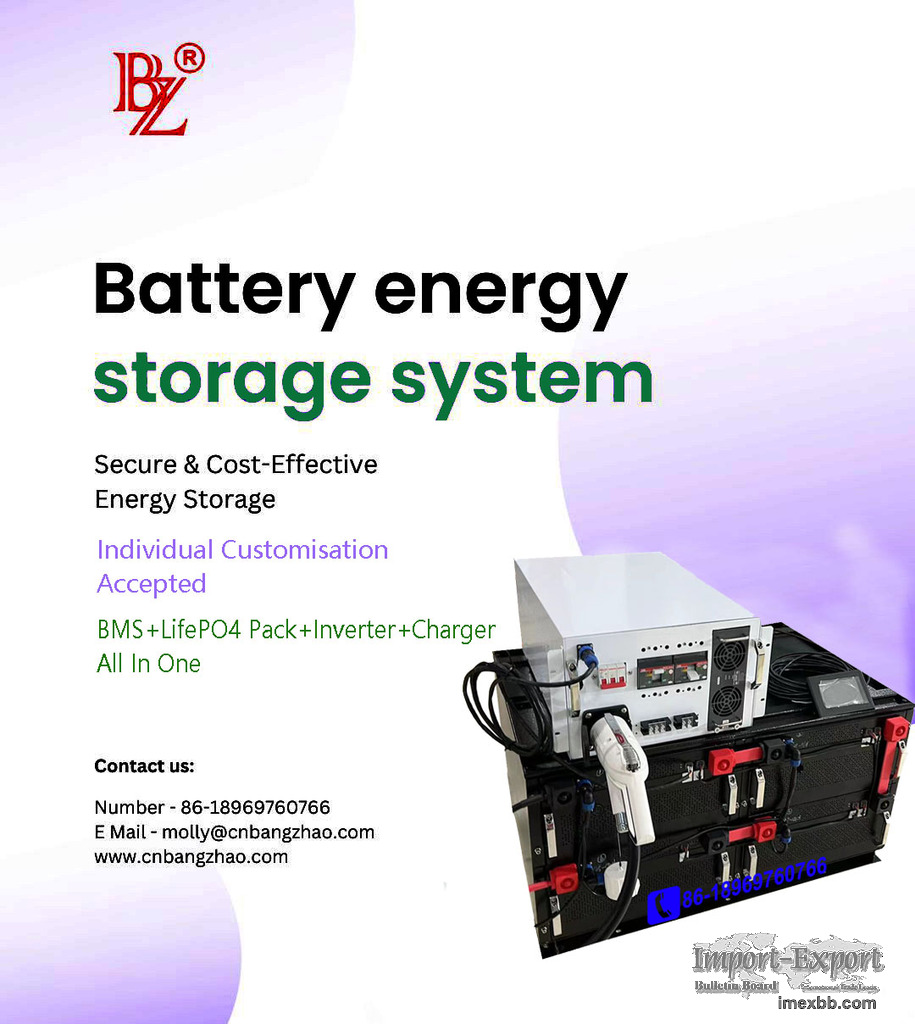 Master battery and Slave battery Modular stackable battery storage system
