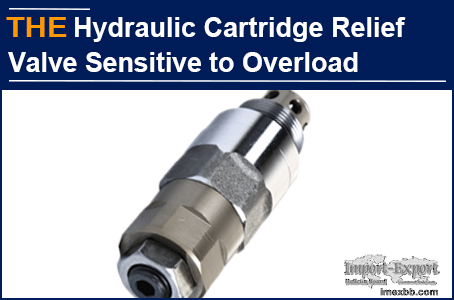 AAK Hydraulic Cartridge Relief Valve Sensitive to Overload