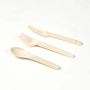 165mm White Compostable Sugarcane Bagasse Sugarcane Disposable Cutlery Fork