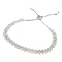 S925 Sterling Silver Bracelet Freshwater Pearl Water Wave Accessories