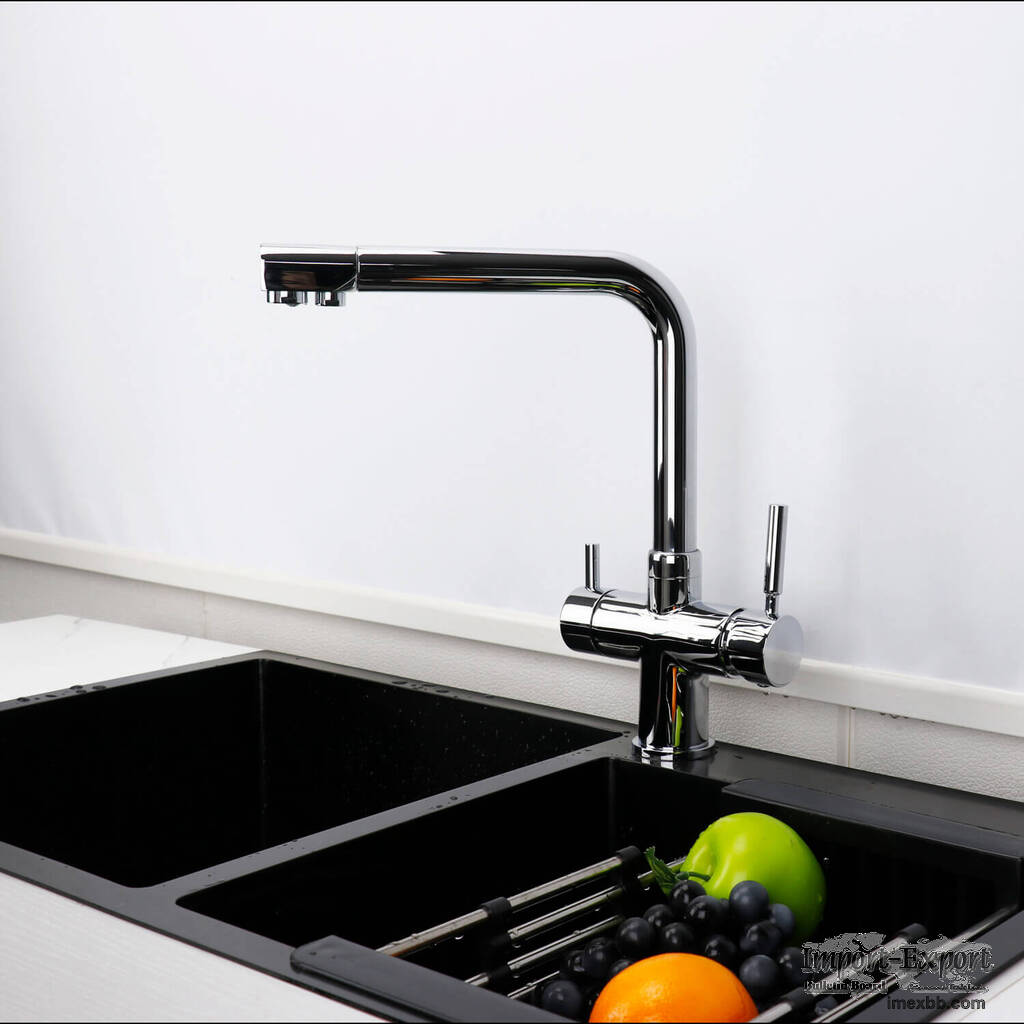 DOGO New 3 Way Solid Brass RO System Faucet For Kitchen
