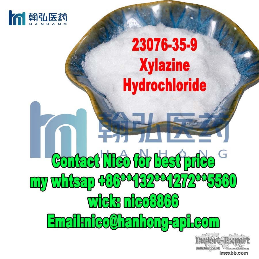 99% purity powder CAS 23076-35-9  Xylazine Hydrochloride hanhong 