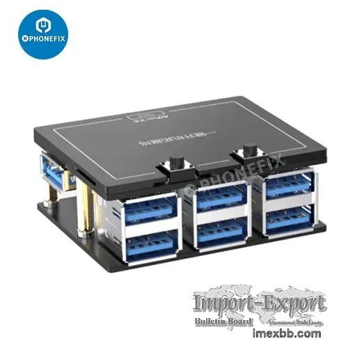 Aixun P2408S One-button Boot Up Docking Station with Six HUB Ports 