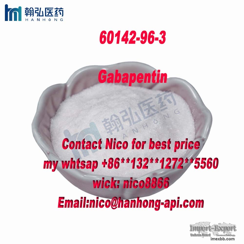whatsap:+8613212725560 Gabapentin 99% purity CAS 60142-96-3