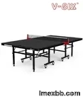 New Model Single Folding Ping Pong Table , MDF Material with Balls and Bats