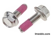 Self Locking Stainelss Steel Fastener Screws Hex Washer Serrated Head For A