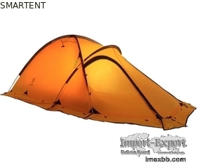 Cozy Outdoor Camping Tents Orange PU8000mm Coated 360T Nylon Ripstop Alumin