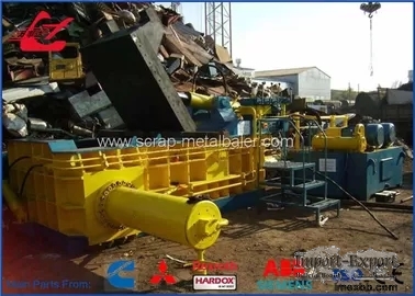 Top Turn Out Hydraulic Metal Scrap Baler Press Machine For Metal Copper Alu