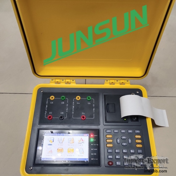 Digital 3 Phase TTR Tester Three Phase Power Transformer Turns Ratio Tester