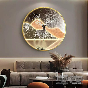 Custom modern luxury simple home decoration porcelain painting
