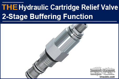AAK Hydraulic Cartridge Relief Valve 2-Stage Buffering Function