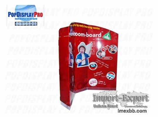 Height 150mm Cardboard POP Displays 4C Full Colors CMYK Printing