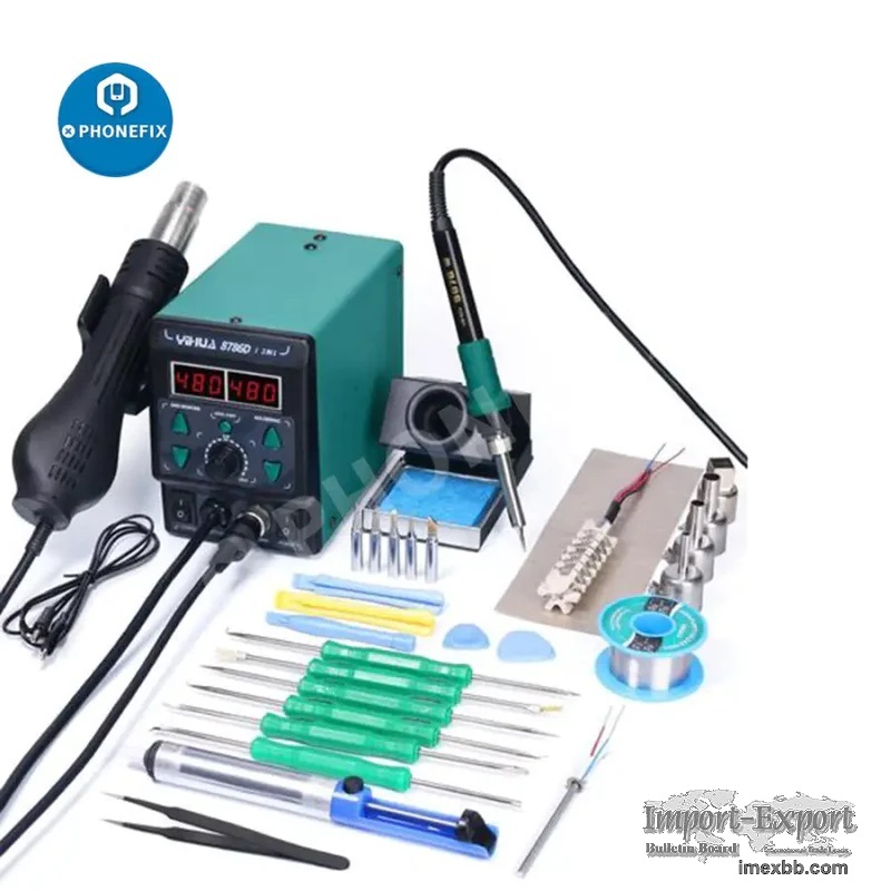 YIHUA 8786D 2 in 1 Soldering Iron Hot Air Rework Station