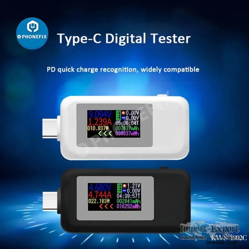  10 in 1 Type-C USB Current Voltage Meter Tester 
